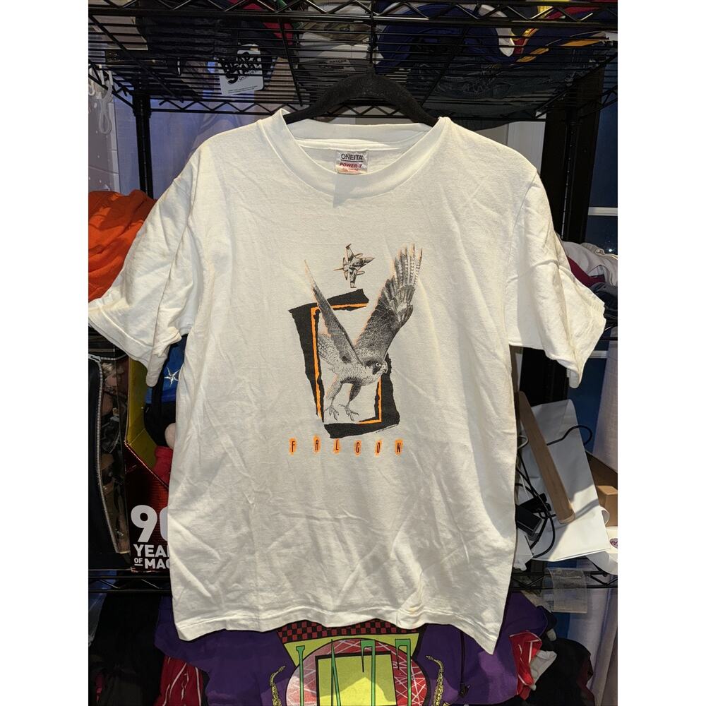 Vintage 1991 Falcon 16 Jet Shirt Size Large Made In USA